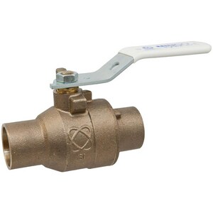 2 in. DZR Silicon Bronze Full Port Solder 600# Ball Valve