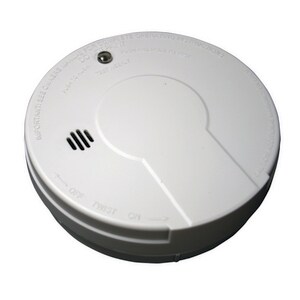 9V Battery Powered Smoke Alarm in White