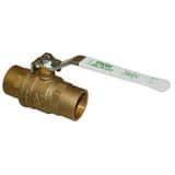 FNW® Figure X416 Forged Brass Full Port Sweat 600# Ball Valve FNWX416D at Pollardwater