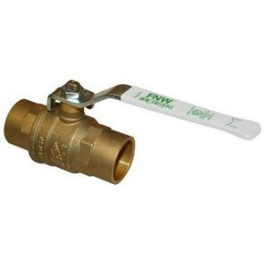 3/4 in Brass Full Port Sweat 600# Ball Valve