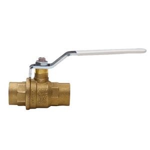 1-1/2 in Brass Full Port Sweat 600# Ball Valve