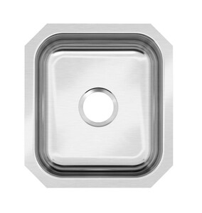 17-13/16 in. Undermount Stainless Steel Single Bowl Kitchen Sink