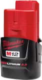 Milwaukee® 12 V Redlithium Li-ion Comp Battery M48112420 at Pollardwater