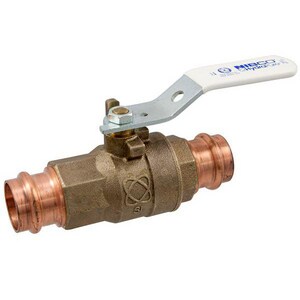 1-1/4 in. DZR Silicon Bronze Full Port Press 250# Ball Valve