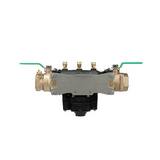 Zurn Wilkins 375XL 1 in Reinforced Nylon FPT Reduced Pressure Principle Assembly with Quarter-Turn Ball Valves W375XLSG at Pollardwater