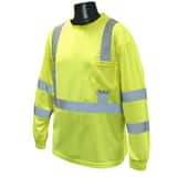 Radians Radwear™ Long Sleeve T-Shirt in Hi-Viz Green RST213PGS2X at Pollardwater