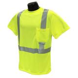 Radians Radwear™ Short Sleeve T-Shirt Class 2 Hi-Viz Green 3XL EXCRST112PGS3XL at Pollardwater