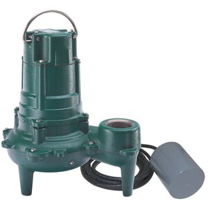 2 in. 115V 9.4A 1/2 hp 128 gpm NPT Cast Iron Sewage Pump