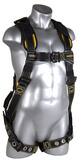 Guardian Cyclone Galvanized Plastic Harness in Black with Yellow G21042 at Pollardwater