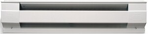 1710 BTU Complete Baseboard Unit in White 6-3/4 x 30 in. Steel