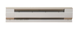 2560 BTU Complete Baseboard Unit in White 6-3/4 x 36 in. Steel