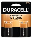 Duracell Coppertop 9V Alkaline Battery 2-Pack DMN1604B2Z at Pollardwater