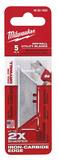 Milwaukee® Drywall Utility Carbide-Tipped Knife Blade 5-Piece M48221933 at Pollardwater