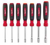 Milwaukee® HollowCore™ 7-Piece Metric Nut Driver Set M48222517 at Pollardwater