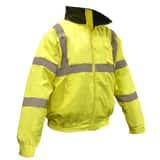 Radians Radwear™ Bomber Jacket in Hi-Viz Green RSJ11Q3ZGS2X at Pollardwater