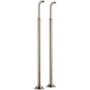 11.8 gpm Floor Mounted Tub Filler Riser in Brilliance Polished Nickel