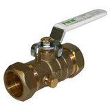 FNW® Figure X480A Forged Brass Standard Port Compression 400# Ball Valve FNWX480AD at Pollardwater