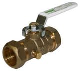 FNW® Figure X480A LF Brass Standard Port Compression 400# Ball Valve FNWX480AG at Pollardwater