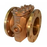 Zenner Model ZSB Z-Plate 3 in. Bronze Flanged Valve Strainer ZZSB03 at Pollardwater