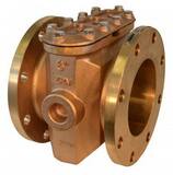 Zenner Model ZSB Z-Plate Bronze Flanged Valve Strainer ZZSB04 at Pollardwater