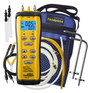 Dual Port Manometer with Pressure Switch Tester