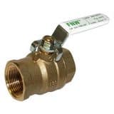 FNW® Figure X410C Brass Full Port NPT 600# Ball Valve FNWX410CB at Pollardwater