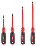 Milwaukee® Square 4 Piece Screwdriver M48222205 at Pollardwater