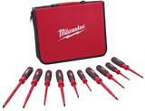 Milwaukee® Manual Combination 10 Piece Screwdriver M48222210 at Pollardwater