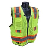 Radians Radwear® Size XXXXL Surveyor Vest in Hi-Viz Green RSV6HG4X at Pollardwater