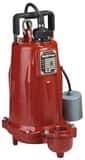 Liberty Pumps FL150 Series 1-1/2 HP 208/230V Cast Iron Automatic Submersible Effluent Pump LFL152A2 at Pollardwater