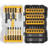 DEWALT Impact Ready® Flextorq® 3/8 in, 7/16 in, 1/2 in, 9/16 in, 5/16 in, 3/8 in, 1/4 in, 3 in, 2 in, 1 in. x 1/4 x 1/4 in. Hex Driver 35 Piece DDWA2T35IR at Pollardwater