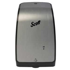 Plastic Wall Mount Soap & Lotion Dispenser in Faux Stainless