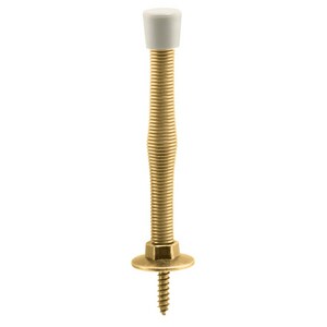 3 in. Brass Spring Door Stop in Brass (Pack of 10)