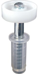 1-13/16 in. Plastic,Steel Guide Roller (Pack of 2)