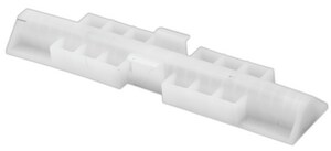 4 in. Plastic Bi-Fold Door Slide Guide in White (Pack of 2)