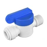 John Guest Speedfit® 3/8 in. Plastic 150 psi OD Tube x NPTF Shut Off Valve JPPSV011223W at Pollardwater