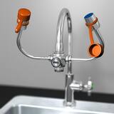 Guardian Equipment EyeSafe X™ IPS Faucet Mounted Eyewash 5 in. Adjustable GG1101 at Pollardwater