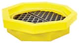 Ultratech International Ultra-Drum Tray® Plastic Tray with Grate U1046 at Pollardwater