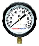 Thuemling Industrial Products Bourdon 2-1/2 in. 100 psi KEMX Liquid Filled Pressure Gauge MNPT T4106725 at Pollardwater