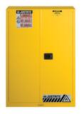 Justrite Sure-Grip® EX Classic Safety Cabinet Yellow 45 gal Manual Close J894500 at Pollardwater