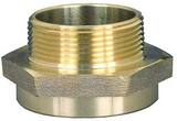 Dixon Valve & Coupling 2-1/2 in. MNST x MNYC Cast Brass Hex Nipple DFM25F25NYC at Pollardwater