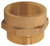 Dixon Valve & Coupling 4 in. FNPT x 4-1/2 in. MNST Brass Hex Nipple DFM4045F at Pollardwater