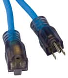 Bayco Products 50 ft. 14/3 ga SJEOW Extension Cord with Lighted Outlet in Blue BSL994 at Pollardwater