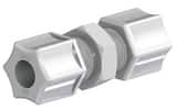 Jaco OD Tube Straight Polypropylene Compression Union Connector J154PO at Pollardwater