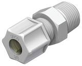Jaco Snyder OD Tube x MPT Straight Polypropylene Compression Connector J1088PO at Pollardwater