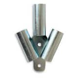 VizCon Stainless Steel Bracket and Flag Assembly for 48 in. Roll-Up Signs T22018FLG48S at Pollardwater