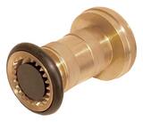 Abbott Rubber Co Inc 1-1/2 in. NPSH Brass Adjustable Fog Nozzle AJAHN150B at Pollardwater