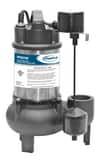 PROFLO® 1/2 HP 120V Cast Iron Stainless Steel Vertical Sewage Pump PF93782 at Pollardwater