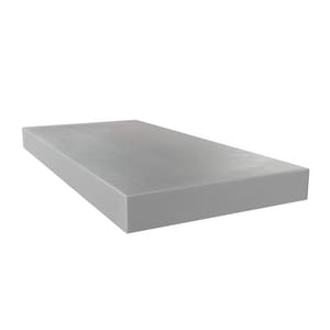18 in. x 38 in. x 3 in. Plastic Equipment Pad - Grey