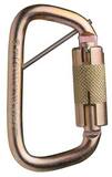 Werner 3/4in Gate Opening Steel Self-Locking 3600lb Gate Carabiner WA100301 at Pollardwater